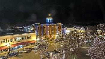 Weather camera view of City of Woodstock.