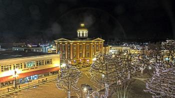 Weather camera view of City of Woodstock.