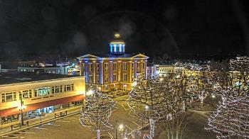 Weather camera view of City of Woodstock.