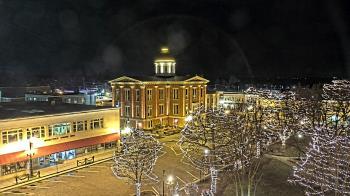 Weather camera view of City of Woodstock.