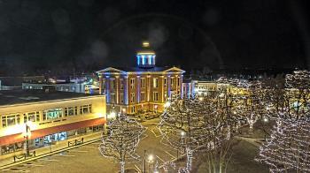 Weather camera view of City of Woodstock.