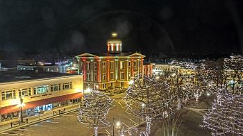 Weather camera view of City of Woodstock.