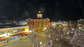 Weather camera view of City of Woodstock.