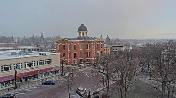Weather camera view of City of Woodstock.