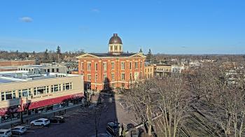 Weather camera view of City of Woodstock.