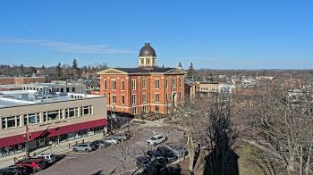Weather camera view of City of Woodstock.