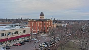 Weather camera view of City of Woodstock.
