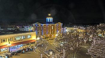 Weather camera view of City of Woodstock.