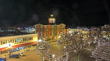 Weather camera view of City of Woodstock.