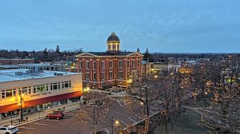 Weather camera view of City of Woodstock.