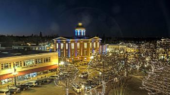 Weather camera view of City of Woodstock.