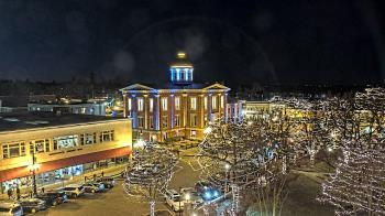 Weather camera view of City of Woodstock.