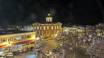 Weather camera view of City of Woodstock.