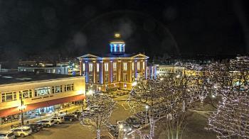 Weather camera view of City of Woodstock.