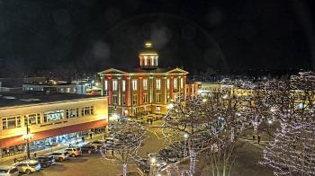 Weather camera view of City of Woodstock.