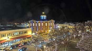 Weather camera view of City of Woodstock.