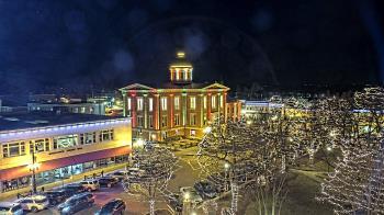 Weather camera view of City of Woodstock.