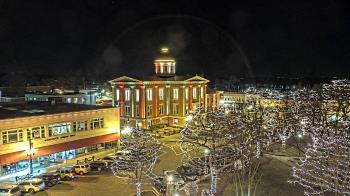 Weather camera view of City of Woodstock.