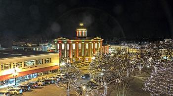 Weather camera view of City of Woodstock.