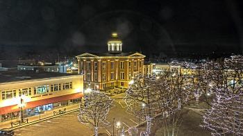 Weather camera view of City of Woodstock.