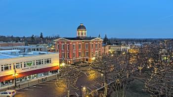 Weather camera view of City of Woodstock.