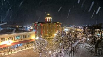 Weather camera view of City of Woodstock.