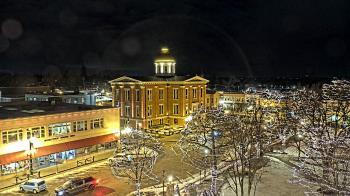 Weather camera view of City of Woodstock.