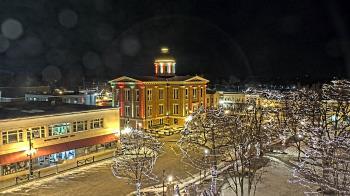 Weather camera view of City of Woodstock.