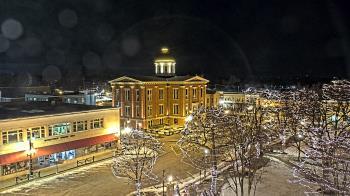 Weather camera view of City of Woodstock.