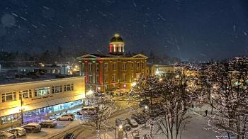 Weather camera view of City of Woodstock.