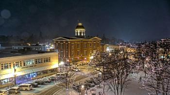 Weather camera view of City of Woodstock.