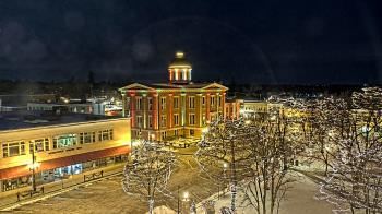 Weather camera view of City of Woodstock.