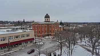 Weather camera view of City of Woodstock.