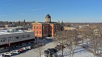 Weather camera view of City of Woodstock.