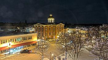 Weather camera view of City of Woodstock.