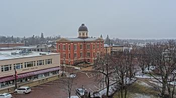 Weather camera view of City of Woodstock.