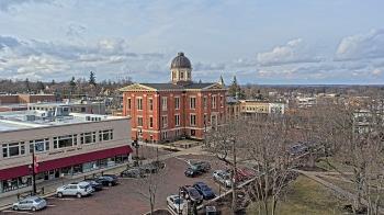 Weather camera view of City of Woodstock.