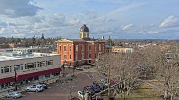 Weather camera view of City of Woodstock.