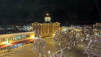 Weather camera view of City of Woodstock.