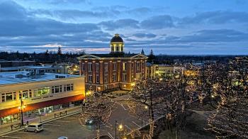 Weather camera view of City of Woodstock.