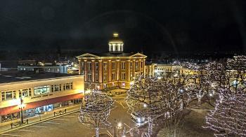 Weather camera view of City of Woodstock.