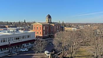 Weather camera view of City of Woodstock.