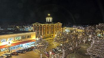 Weather camera view of City of Woodstock.