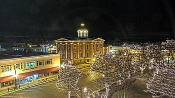 Weather camera view of City of Woodstock.