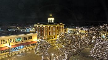 Weather camera view of City of Woodstock.