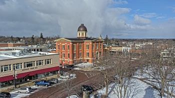 Weather camera view of City of Woodstock.