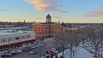 Weather camera view of City of Woodstock.