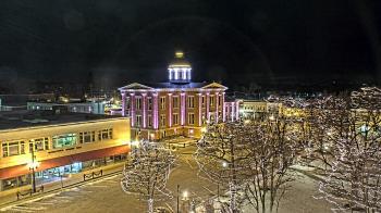 Weather camera view of City of Woodstock.