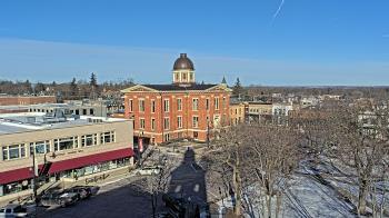 Weather camera view of City of Woodstock.