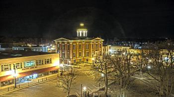 Weather camera view of City of Woodstock.